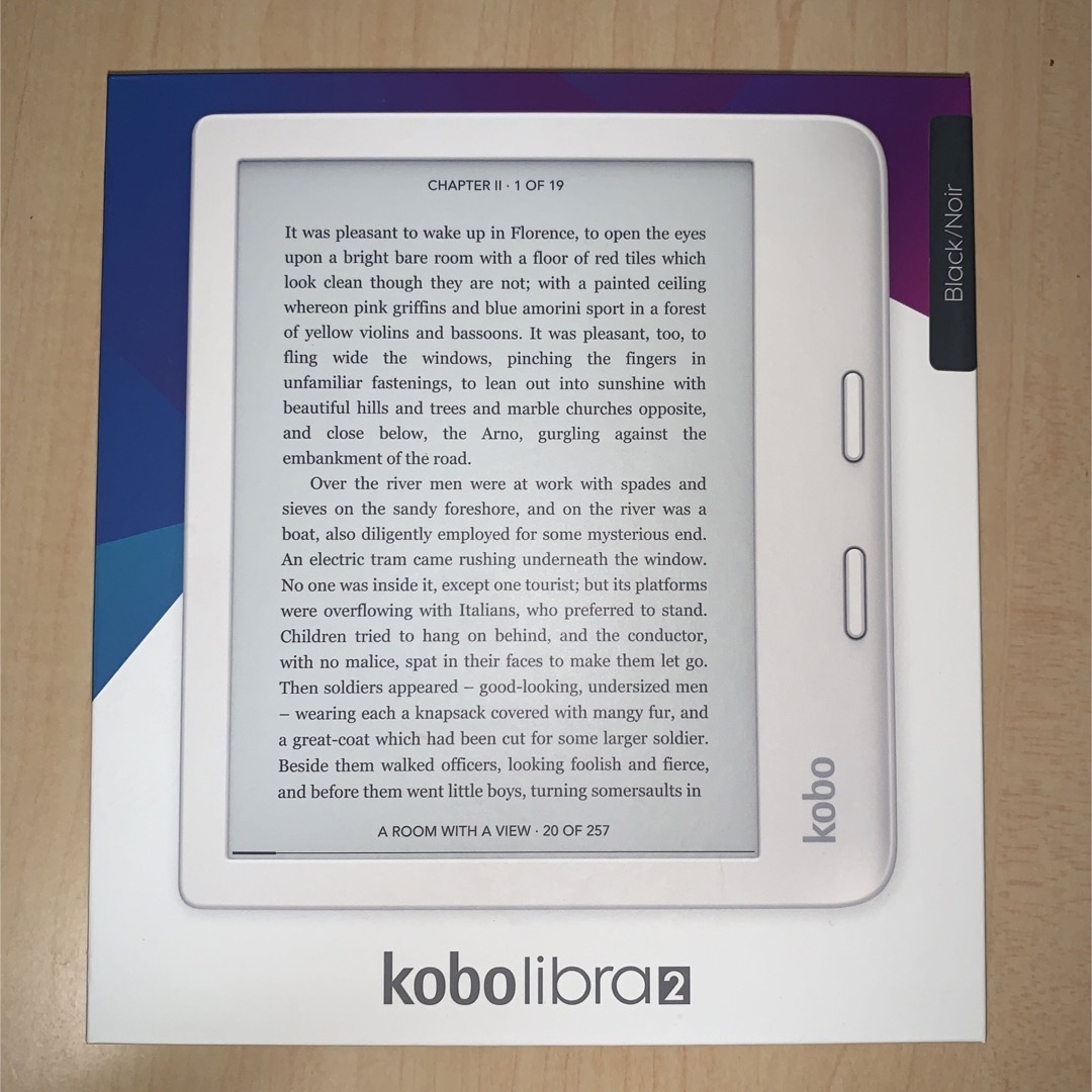 Rakuten(ラクテン)のKobo Libra 2 32GB ブラック [7インチ /防水]  スマホ/家電/カメラのPC/タブレット(電子ブックリーダー)の商品写真