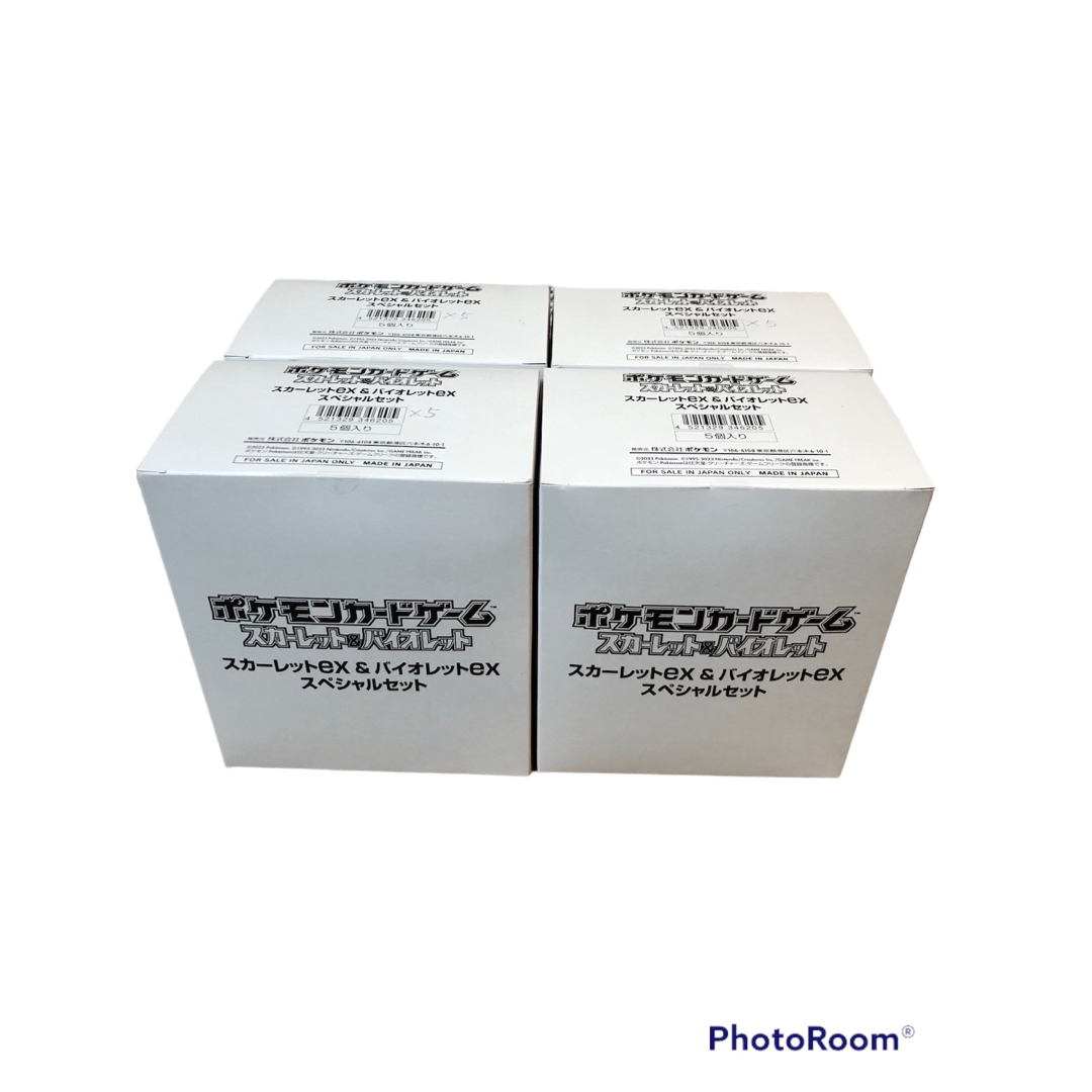 Box/デッキ/パック本日限定　ポケモンカードスカーレットexバイオレットexスペシャルセット