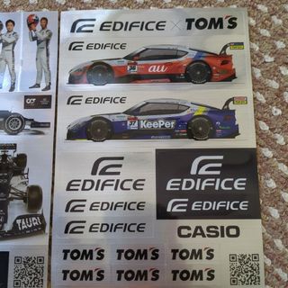 SUPER　GT ステッカー　edifice(ノベルティグッズ)