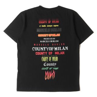 マルセロブロン(MARCELO BURLON)のMARCELO BURLON マルセロ ブロン Tシャツ サイズ:S 18AW マルチロゴ クルーネック 半袖 COUNTY T-SHIRT ブラック 黒 トップス カットソー ブランド カジュアル【メンズ】(Tシャツ/カットソー(半袖/袖なし))