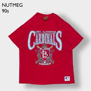 【NUTMEG】90s USA製 Tシャツ MLB 公式 カージナルス XL(Tシャツ/カットソー(半袖/袖なし))