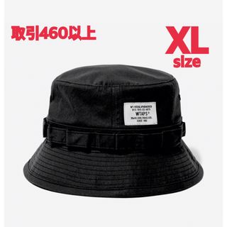 ダブルタップス(W)taps)のWTAPS 2023SS JUNGLE 01 HAT BLACK XLサイズ(ハット)