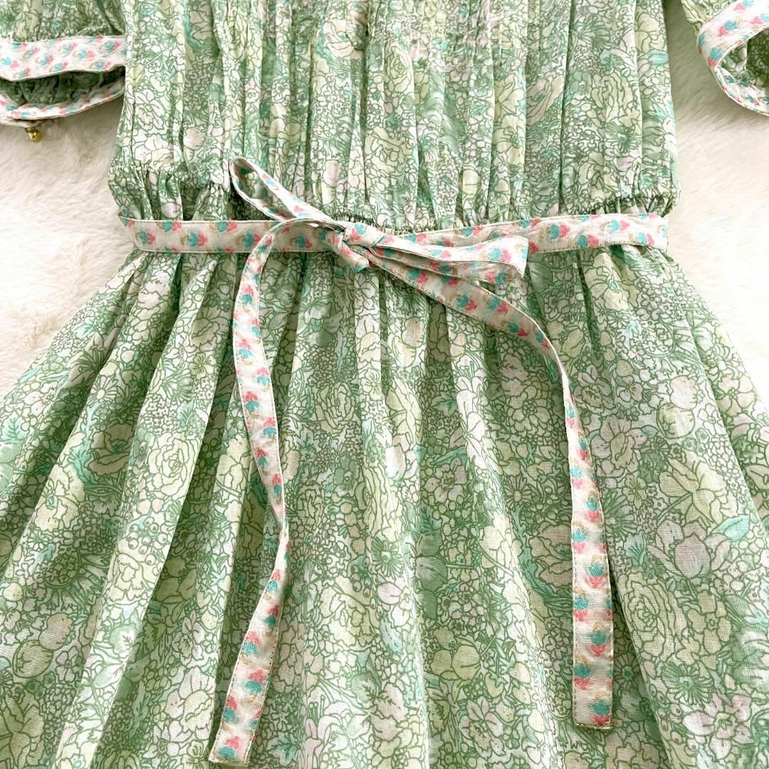 ひし型 フランシュリッペ ロングワンピース M レース 花柄 | www