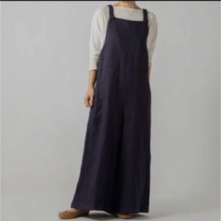 【美品】  BEARDSLEY / ビアズリー | ポリエステル ストレッチ サロペット | F | ブラック | レディース