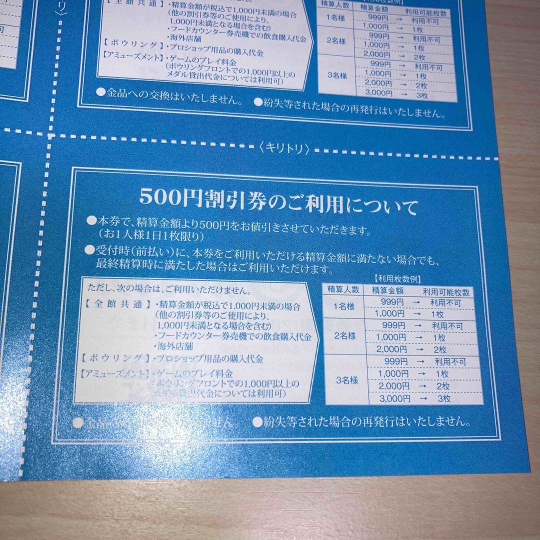 ラウンドワン　株主優待券2500円分＋クラブ会員入会券　送料込 チケットの施設利用券(ボウリング場)の商品写真