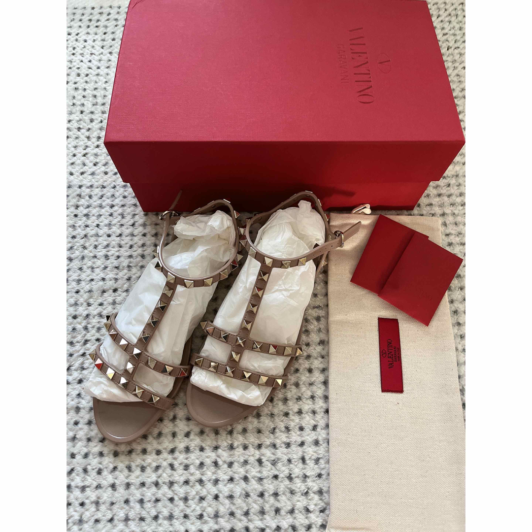 VALENTINO - VALENTINO ヴァレンティノ ロックスタッズサンダル 36 の