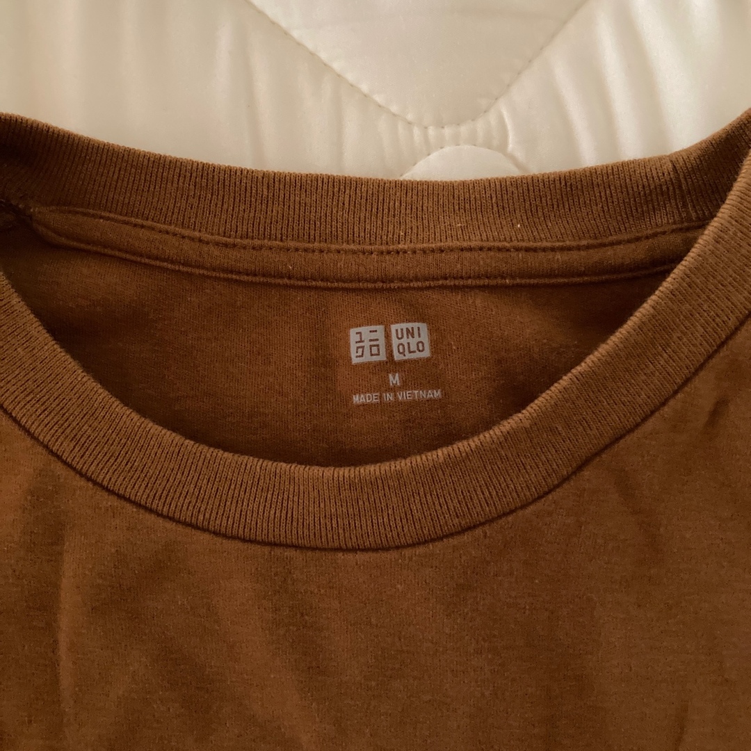 UNIQLO(ユニクロ)のメンズ　UNIQLOソフトタッチクルーネックT 長袖Tシャツ　Mサイズ メンズのトップス(Tシャツ/カットソー(七分/長袖))の商品写真