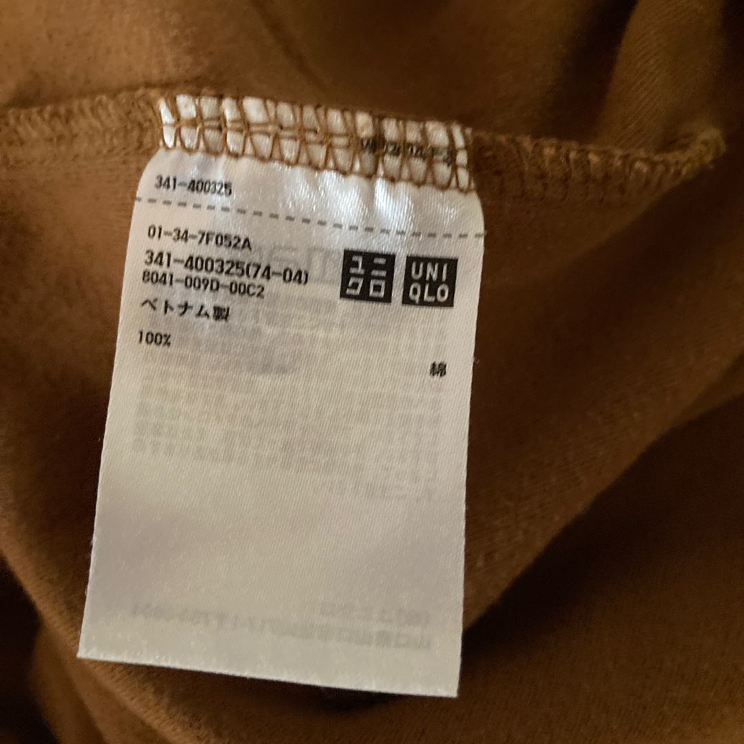 UNIQLO(ユニクロ)のメンズ　UNIQLOソフトタッチクルーネックT 長袖Tシャツ　Mサイズ メンズのトップス(Tシャツ/カットソー(七分/長袖))の商品写真