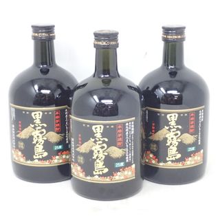 黒霧島 720ml 25% 40% 3本セット 霧島酒造【MTM3】(焼酎)