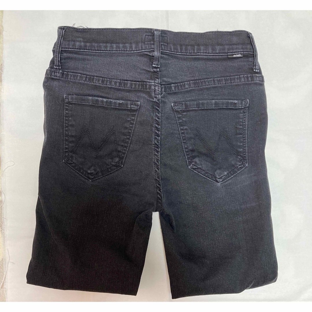 MOTHER INSIDER クロップド デニムパンツ BLACK | lamegafm.cl