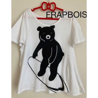 フラボア(FRAPBOIS)の FRAPBOISフラボア　Tシャツトップス　ブラウス夏服半袖Sサイズ(Tシャツ(半袖/袖なし))