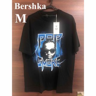 ベルシュカ(Bershka)の未使用タグ付 ベルシュカ POP SMOKE ポップスモーク Tシャツ M(Tシャツ/カットソー(半袖/袖なし))