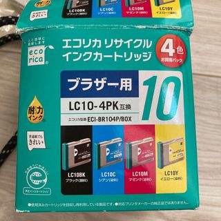 ブラザー(brother)の★🐸のジャンク品★エコリカ ブラザー用インクカートリッジ ECI-BR104P(その他)