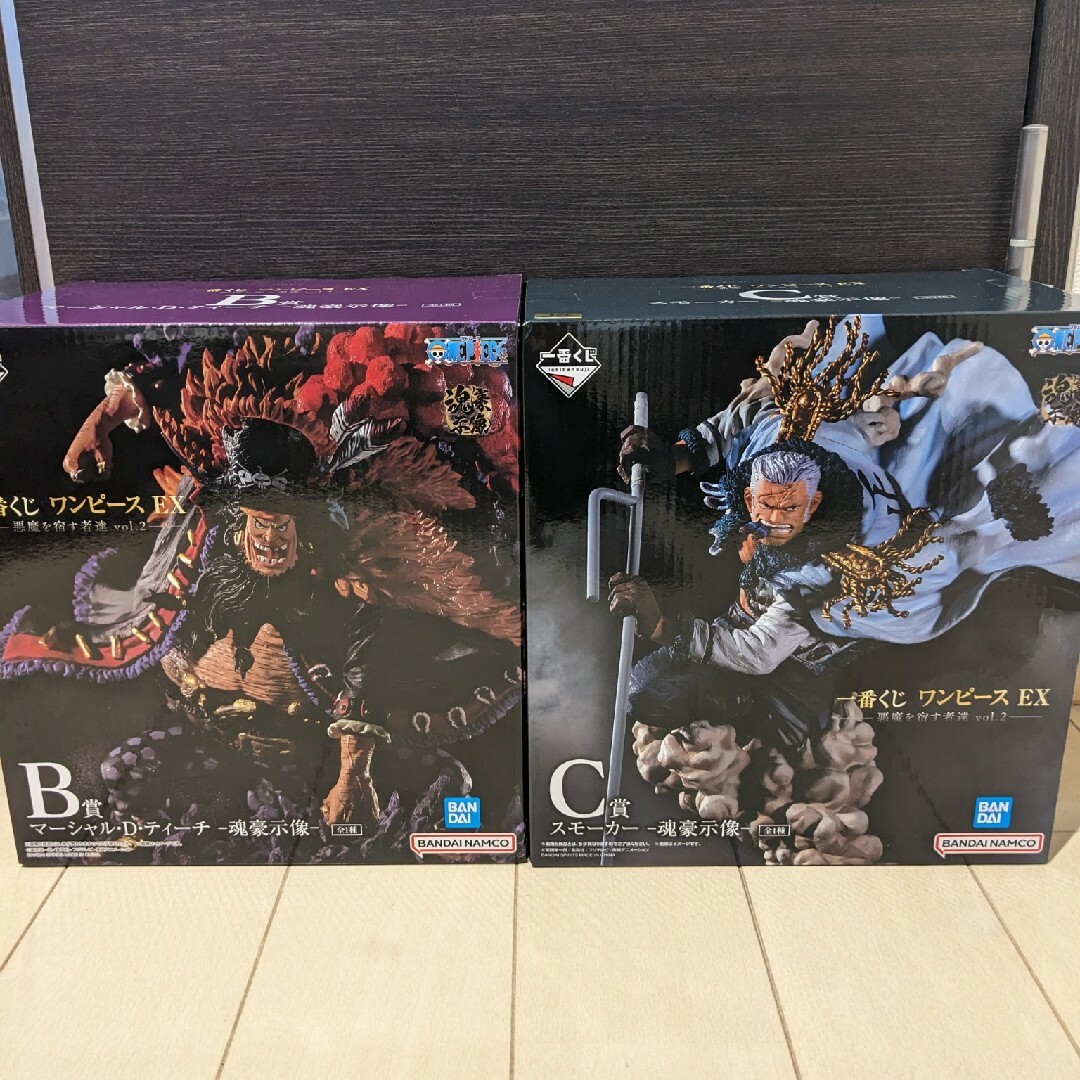 BANDAI - 一番くじワンピースEX最新B賞C賞フィギュア2点の通販 by 紫