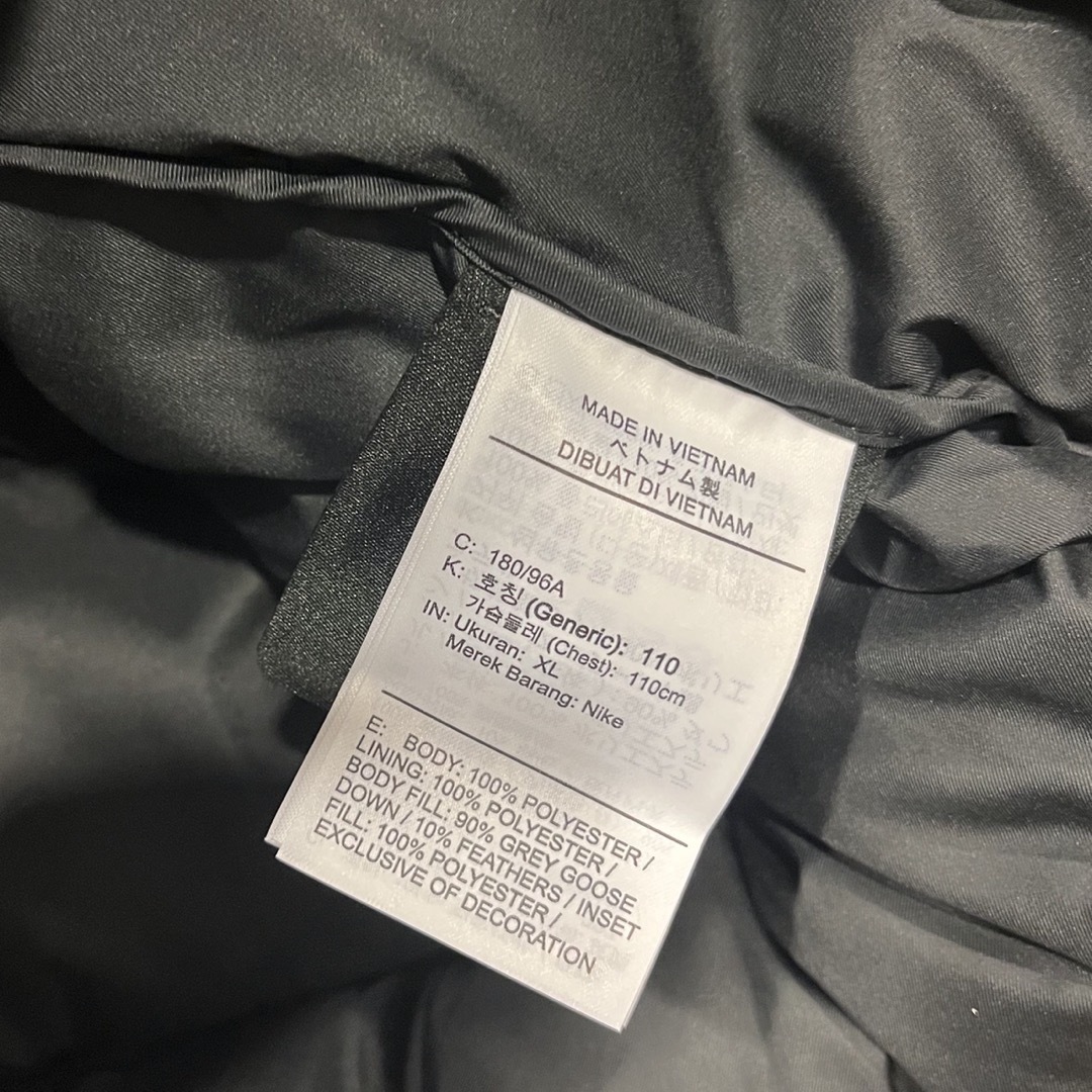 Drake(ドレイク)のnike drake nocta puffer jacket black XL メンズのジャケット/アウター(ダウンジャケット)の商品写真