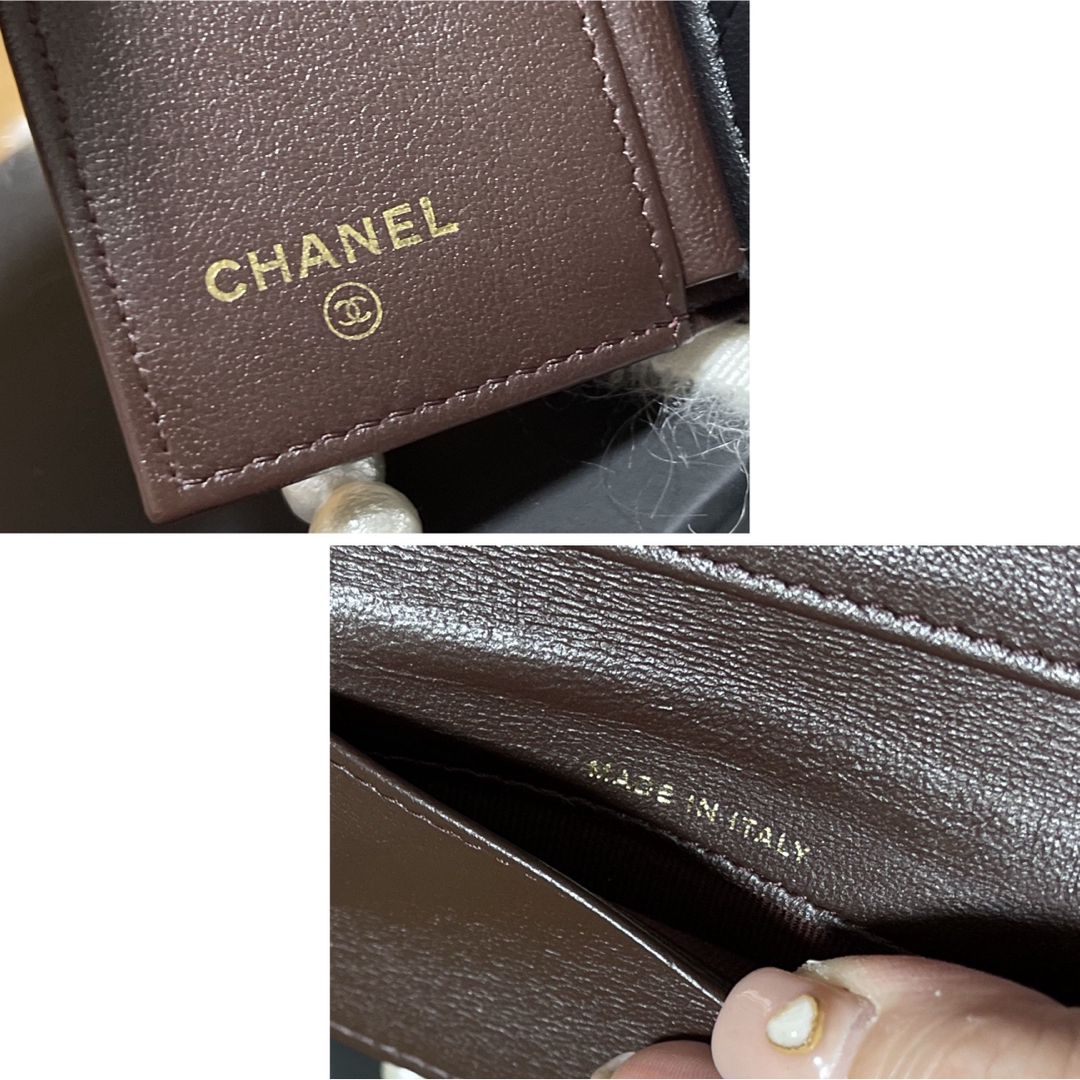 【CHANEL】人気定番☆マトラッセ 三つ折り財布☆ラムスキン＆ゴールド金具