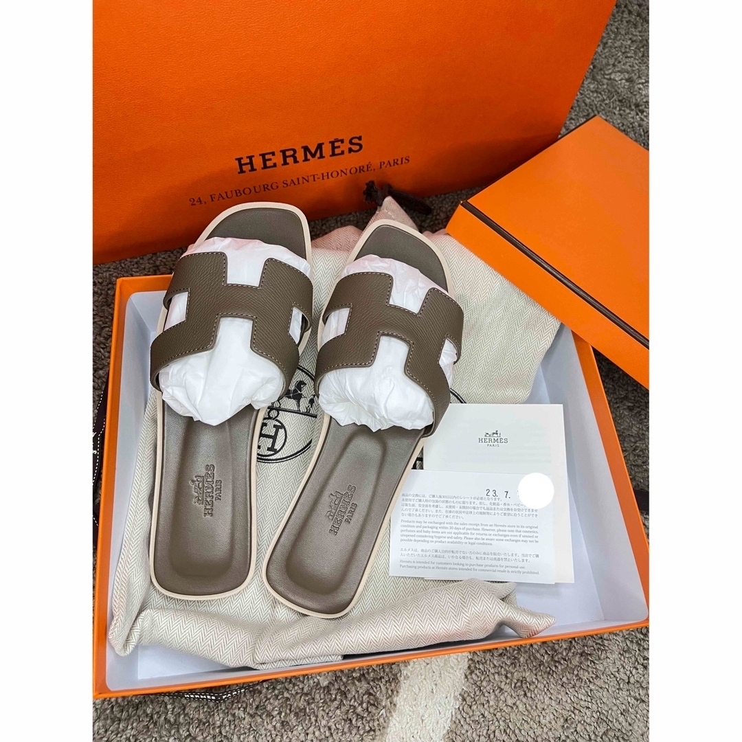 Hermes - エルメス✨ サンダル 《オラン》未使用新品⭐︎ エトゥープ