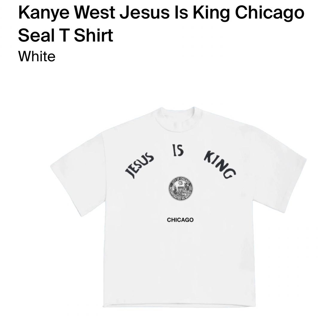 Kanye West Jesus Is King Chicago T Shirt