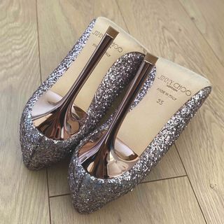 JIMMY CHOO - JIMMY CHOO パンプス グリッター ラメ グラデーション 35 ...