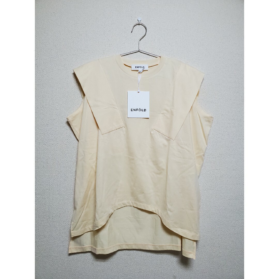 エンフォルド　PANEL-SLEEVE T-SHIRT　新品タグ付