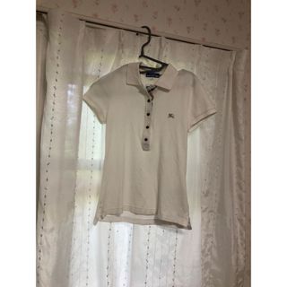 ポロシャツ【新品】ブルーレーベルクレストブリッジ　ポロシャツ　バーバリー　Tシャツ 38