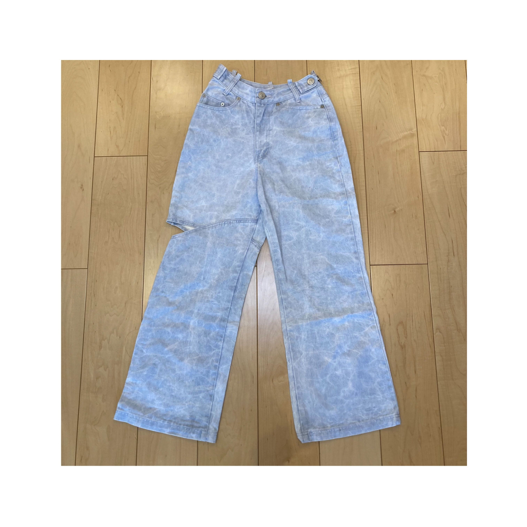 専用 yuse bleach cut denim pant