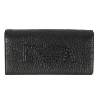 Emporio Armani - 新品 アルマーニ EMPORIO ARMANI 長財布 ブラック 黒