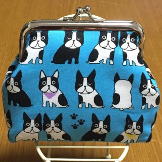 犬柄がま口財布(財布)