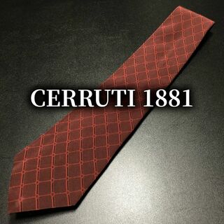 セルッティ(Cerruti)のセルッティ1881 チェック ワインレッド ネクタイ B101-Y20(ネクタイ)