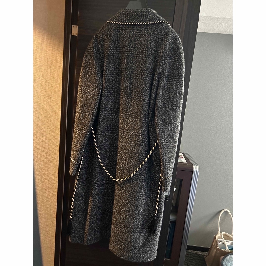 【極美品】Celine Silver Metallic Coat セリーヌコート