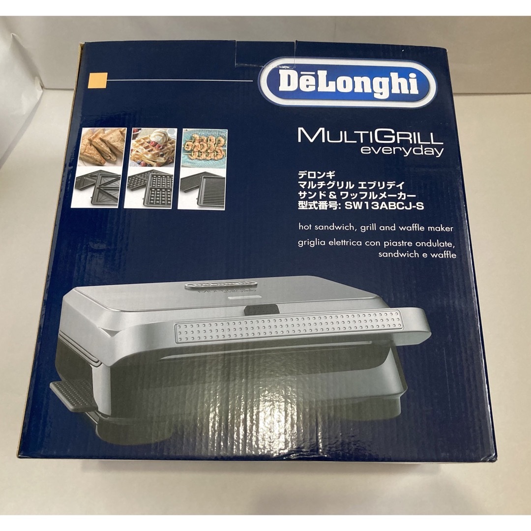 DeLonghi(デロンギ)のデロンギ　マルチグリル　サンド &ワッフルメーカー DeLonghi スマホ/家電/カメラの調理家電(サンドメーカー)の商品写真