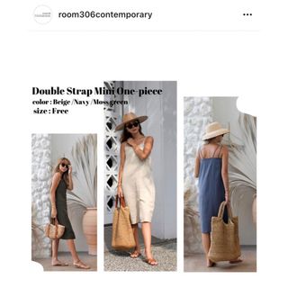 新品 room306 Double Strap Mini One-piece