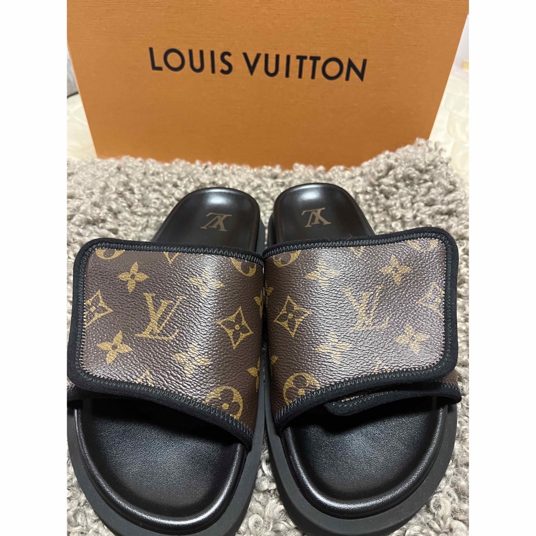 LOUIS VUITTON - マイアミ ライン ルイヴィトン モノグラム サンダルの