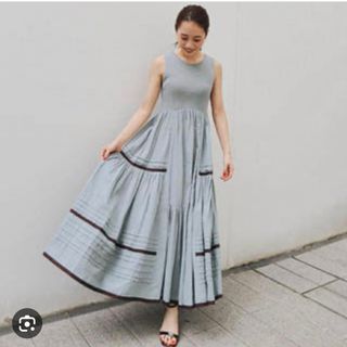 FRAY I.D - コットンギャザーニットコンビワンピースの通販 by えむ's