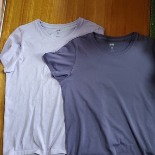 ユニクロ(UNIQLO)のユニクロ ドライEXクルーネックTシャツ 2枚(Tシャツ(半袖/袖なし))