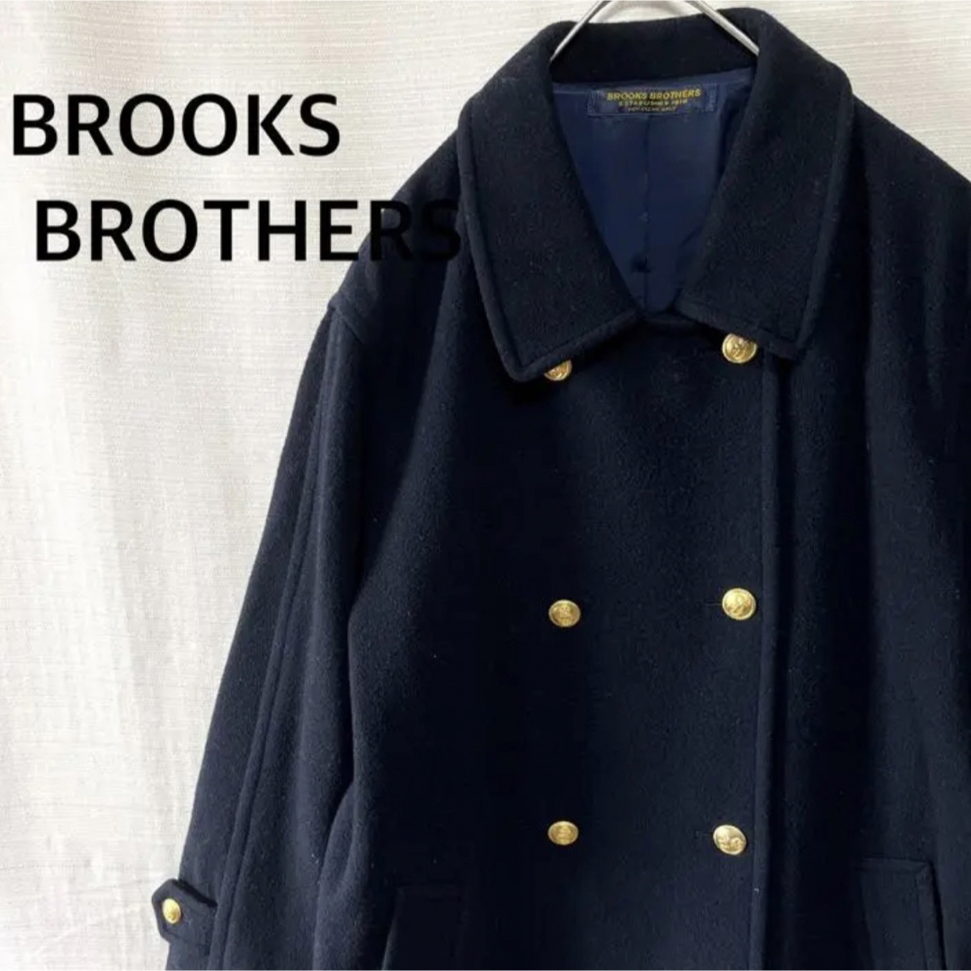 Brooks Brothers ピーコート　メルトンウール　濃紺