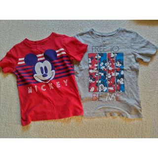 オールドネイビー(Old Navy)のオールドネイビー　ミッキーマウス半袖Tシャツ　サイズ100〜110(Tシャツ/カットソー)