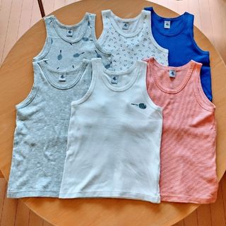 プチバトー(PETIT BATEAU)のプチバトー肌着　６枚セット(下着)