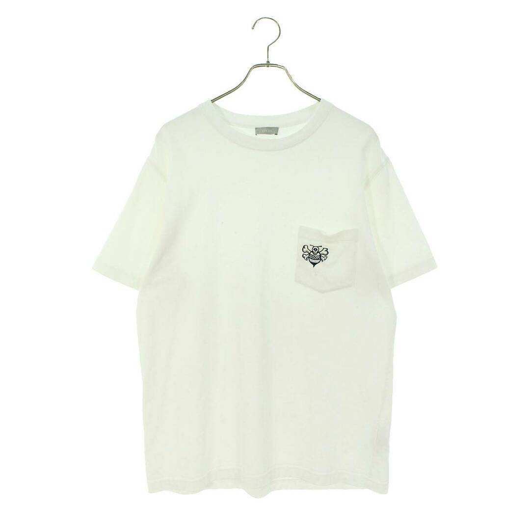 ディオール  20AW  033J644A0554 ×Shawn Stussy パッチロゴTシャツ  メンズ L