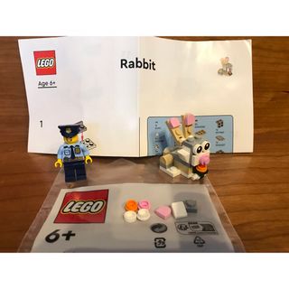 レゴ(Lego)のLEGO  Rabbit + ポリス人形(知育玩具)