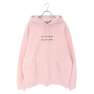 シュプリーム(Supreme)のシュプリーム ×バーバリー Burberry  22SS  Burberry Box Logo Hooded Sweatshirt バーバリーボックスロゴパーカー メンズ XL(パーカー)