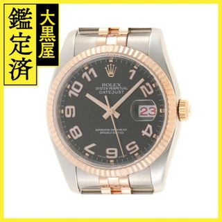 ロレックス(ROLEX)のロレックス　腕時計　デイトジャスト36　PG/SS　自動巻き【472】(腕時計(アナログ))