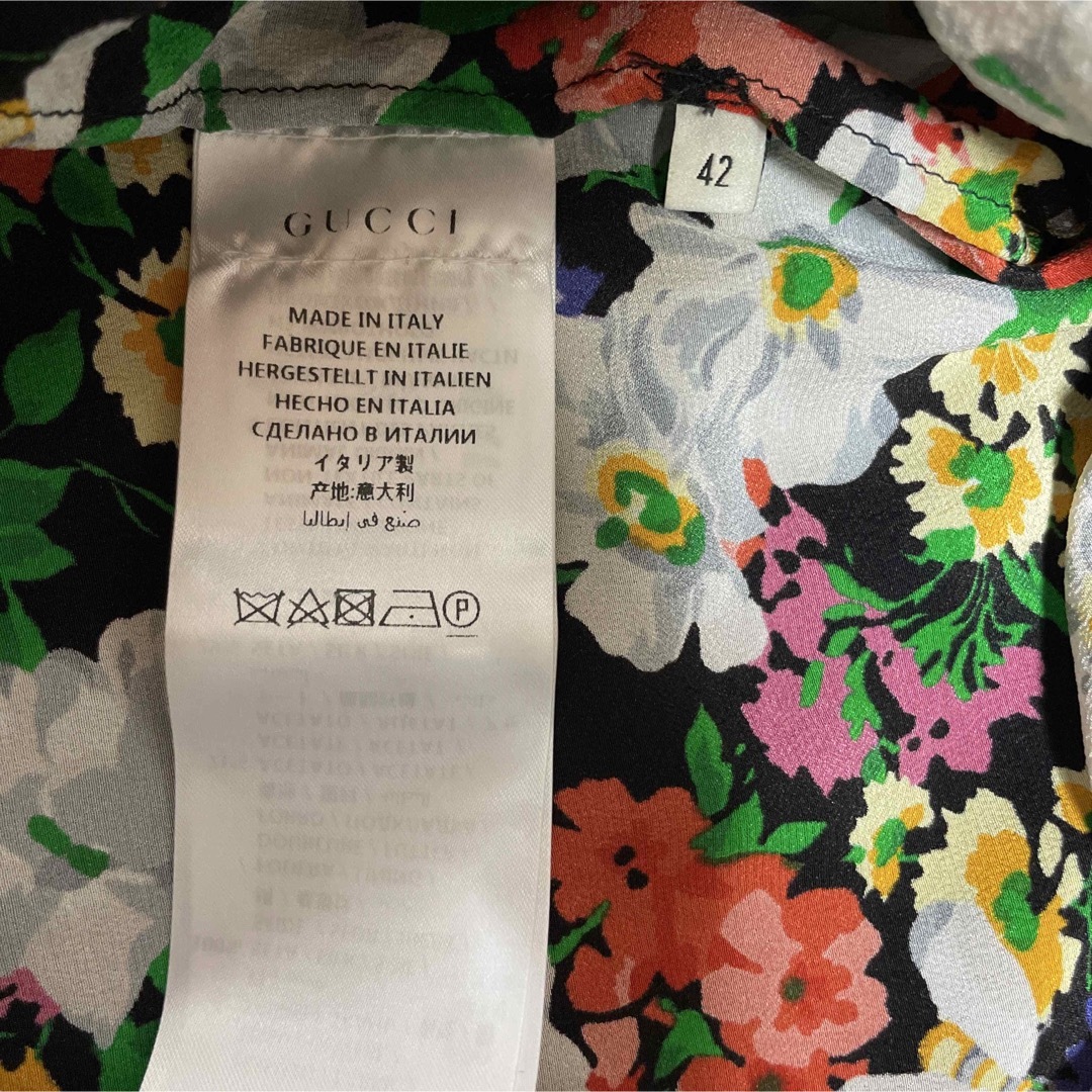 Gucci(グッチ)の【ジヨン着用】GUCCI wild flower print shirts 42 メンズのトップス(シャツ)の商品写真