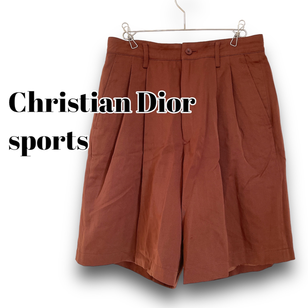 【Christian Dior sports】ハーフパンツ ブラウン系