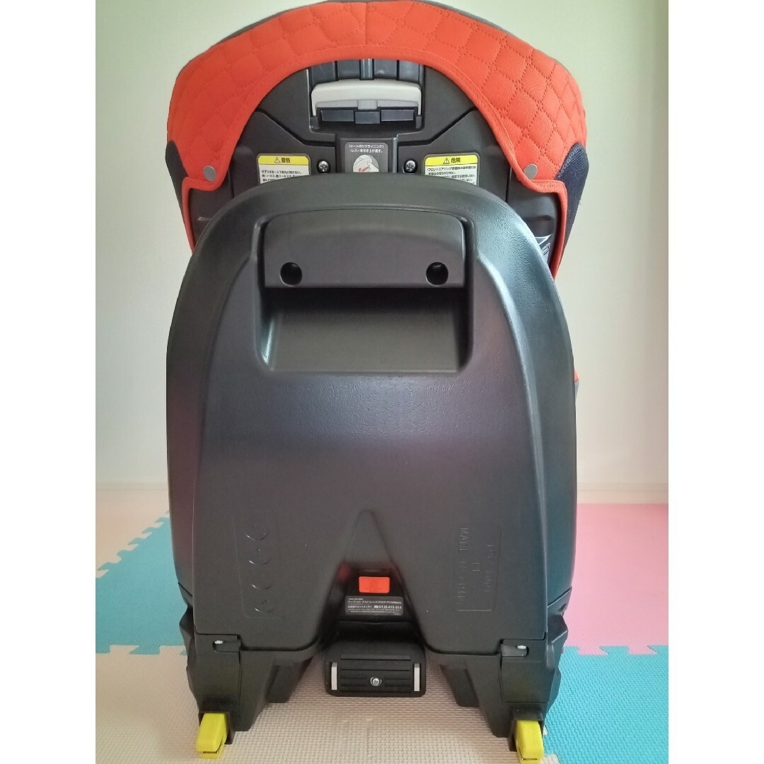 チャイルドシート☆フラディア グロウ ISOFIX オレンジ - 自動車用