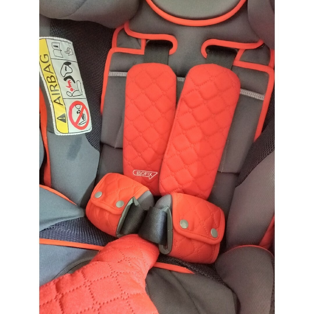 チャイルドシート☆フラディア グロウ ISOFIX オレンジ
