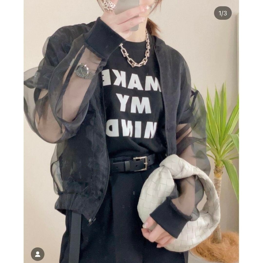 ZARA - ZARA オーガンザボンバージャケット XS-Sサイズ ブラック ZARA - ZARA オーガンザボンバージャケット XS-Sサイズ ブラック