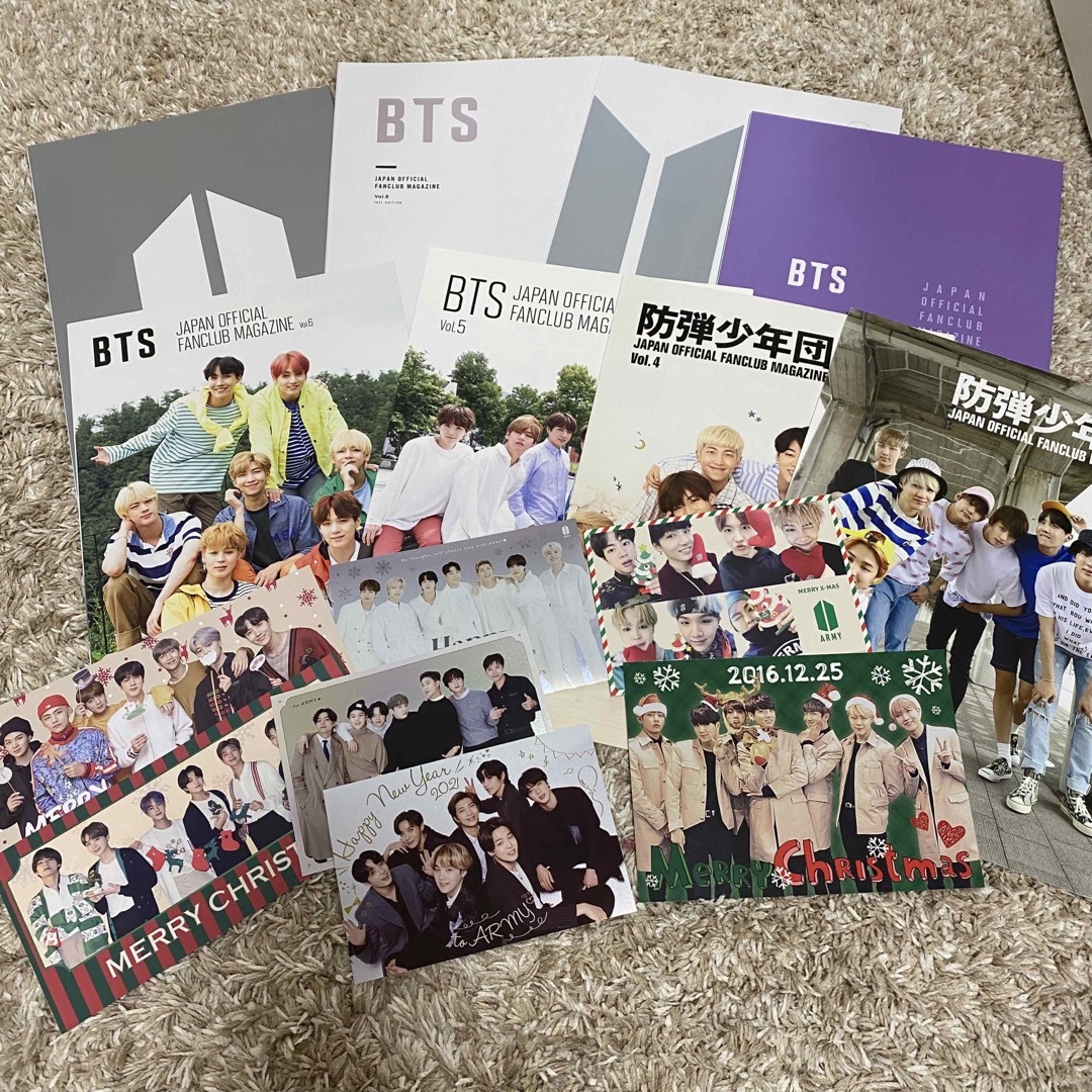 ☆美品☆ BTS FC会報 vol.3〜10 グリーティングカード - K-POP/アジア