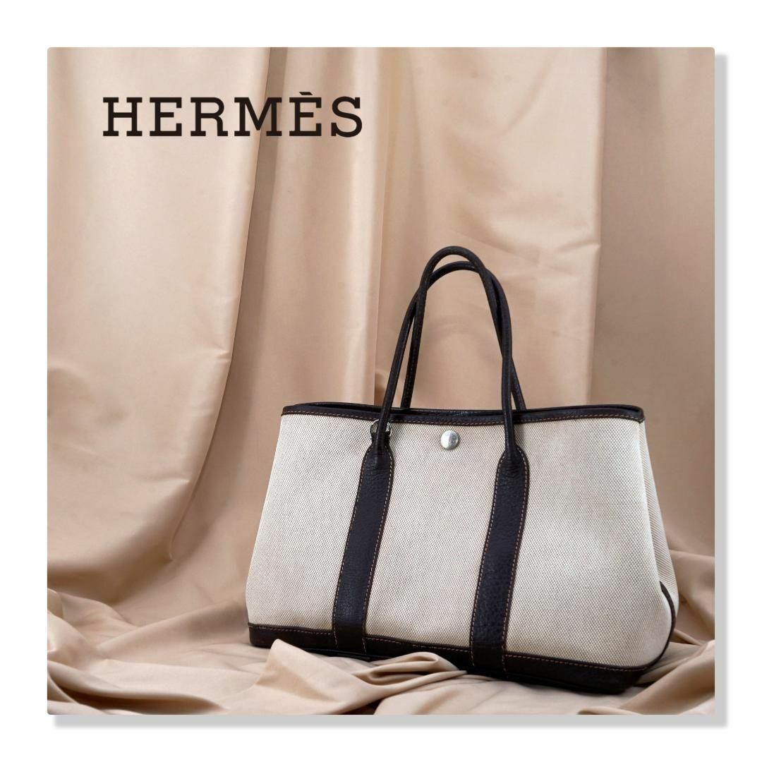 【美品】Hermès エルメス　ガーデンパーティ TPM　トートバッグ
