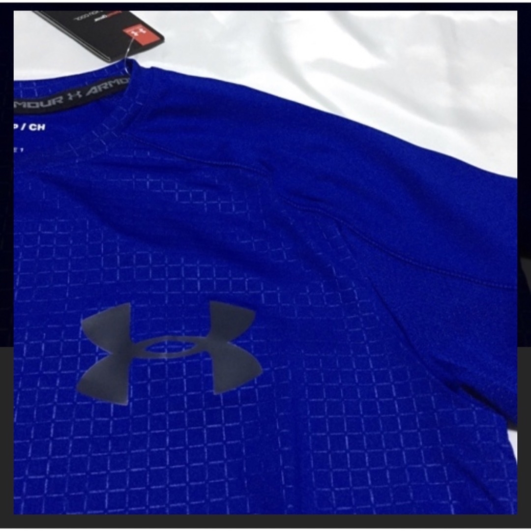 UNDER ARMOUR(アンダーアーマー)のアンダーアーマー　メンズ　半袖　Tシャツ　青　Sサイズ　新品　未使用 メンズのトップス(Tシャツ/カットソー(半袖/袖なし))の商品写真